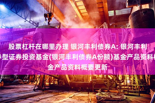 股票杠杆在哪里办理 银河丰利债券A: 银河丰利纯债债券型证券投资基金(银河丰利债券A份额)基金产品资料概要更新
