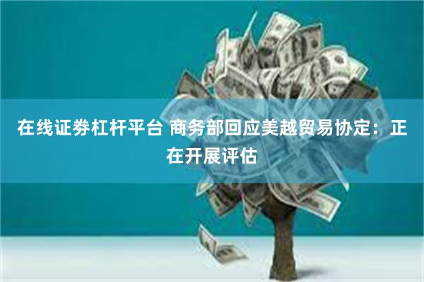 在线证劵杠杆平台 商务部回应美越贸易协定：正在开展评估